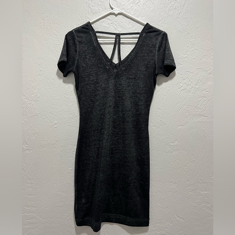 Grey t-shirt dress